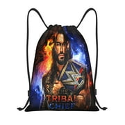 Wwe Drawstring Bag Sports Fitness Bag Waterproof Rope Bag For Training Traveling Hiking Gym Sackpack String Bag For Women Men Small